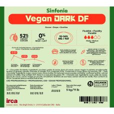 Шоколад чорний 52% веганський Sinfonia VEGAN  тм Irca