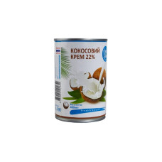 Крем кокосовий 20-22%  0,4 л ТМ "Luck Siam" 