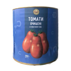 Томати очищені консервовані в томатному соці TM Del Gusto 2,6 кг